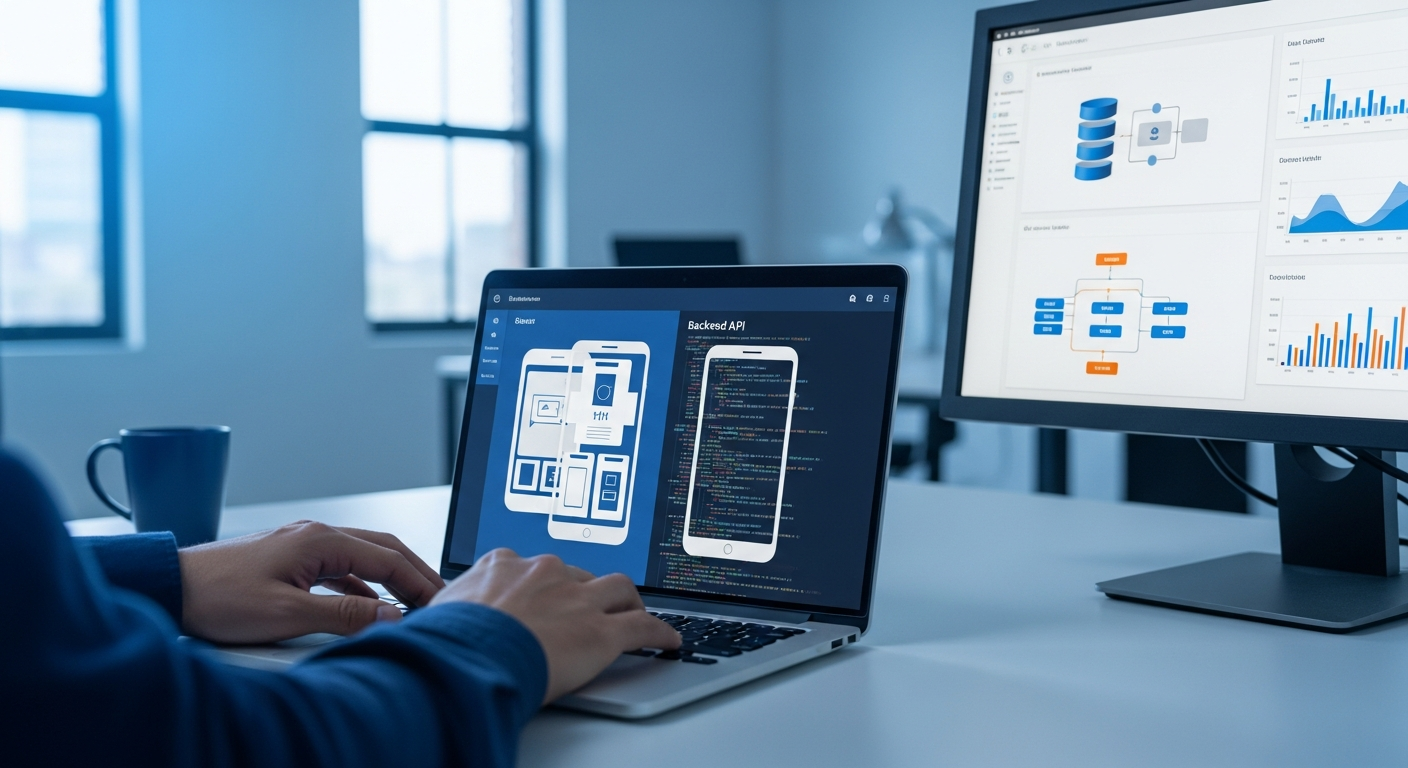 Comment créer une application web mobile avec backend métier