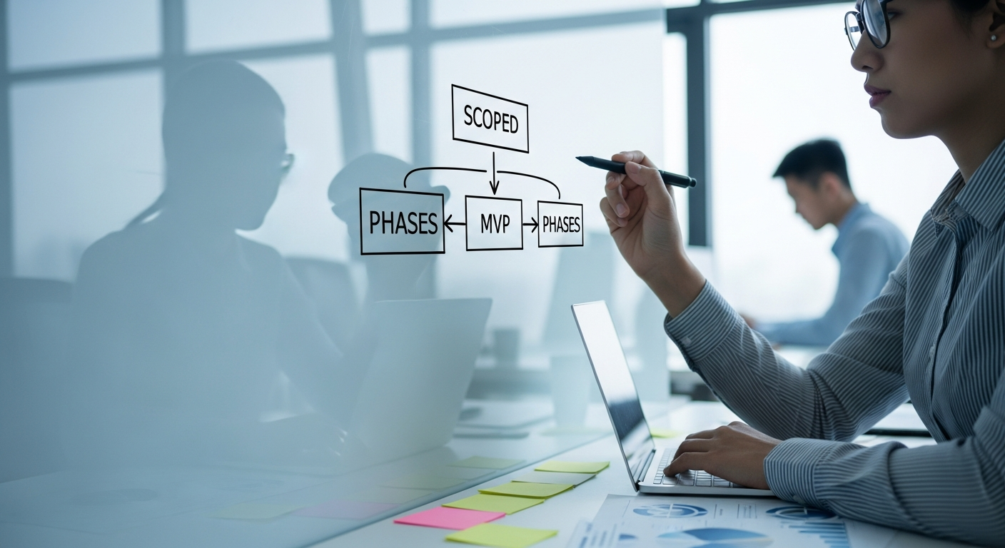 Étape 2 : définir un périmètre MVP réellement utile