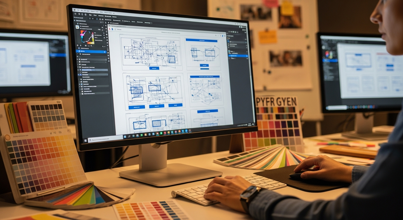 Étape de conception et design visuel