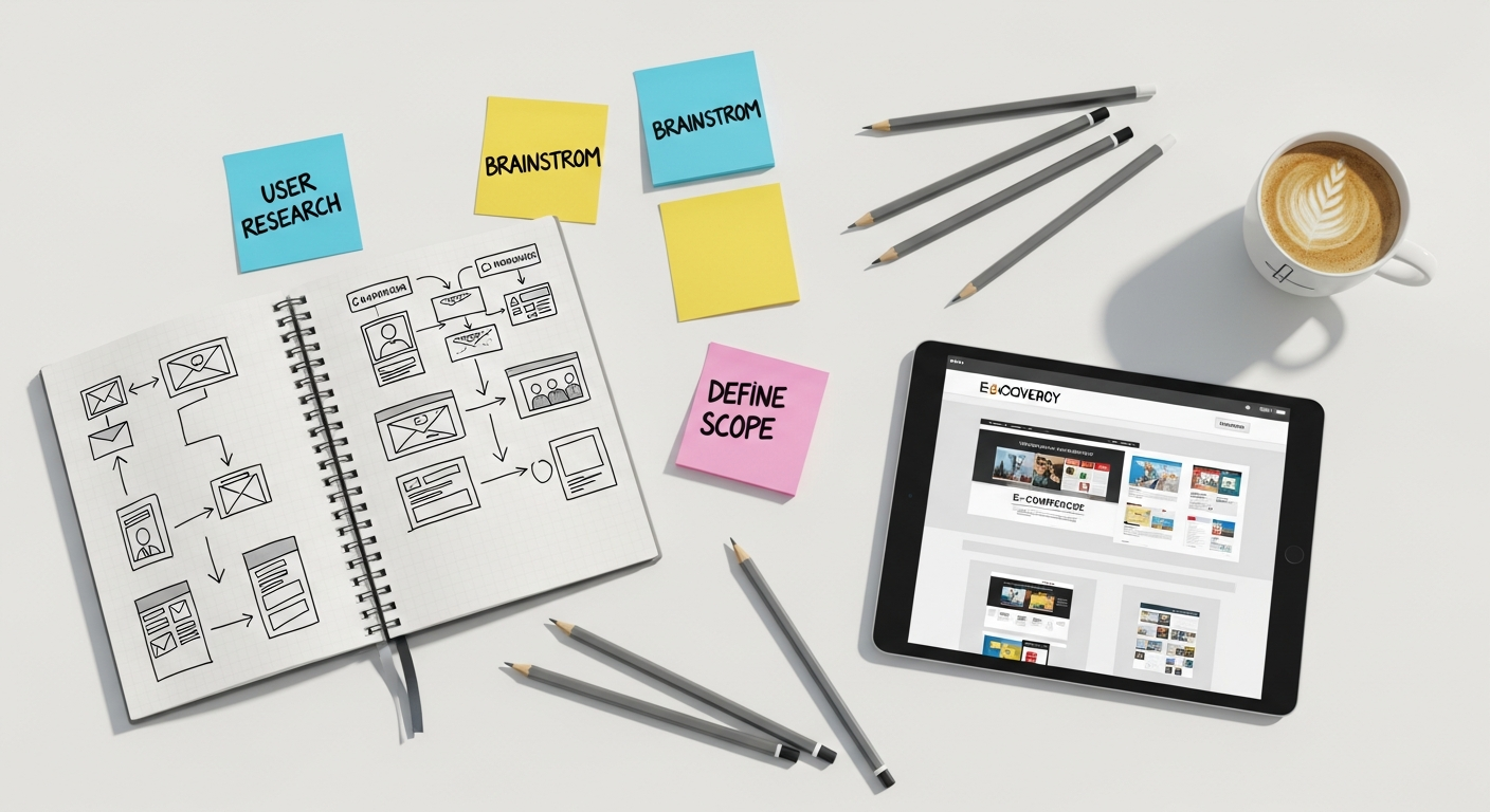 Étape de découverte et de brief client