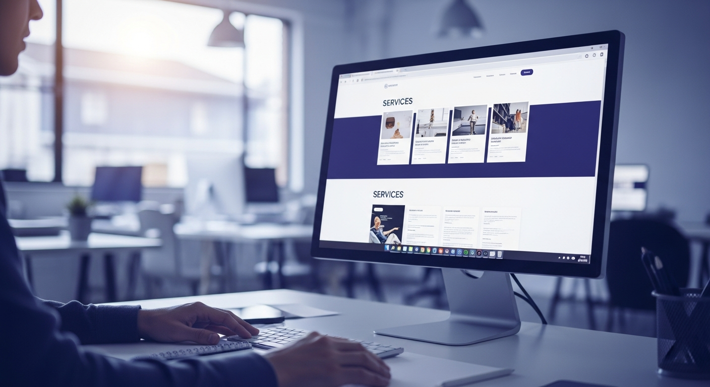 Exemple 2 : une page services structurée pour convertir
