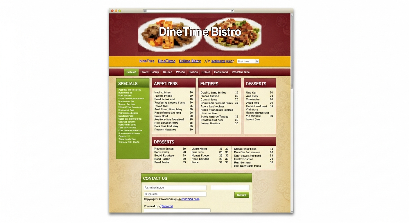 Avant : ancien site restaurant obsolète