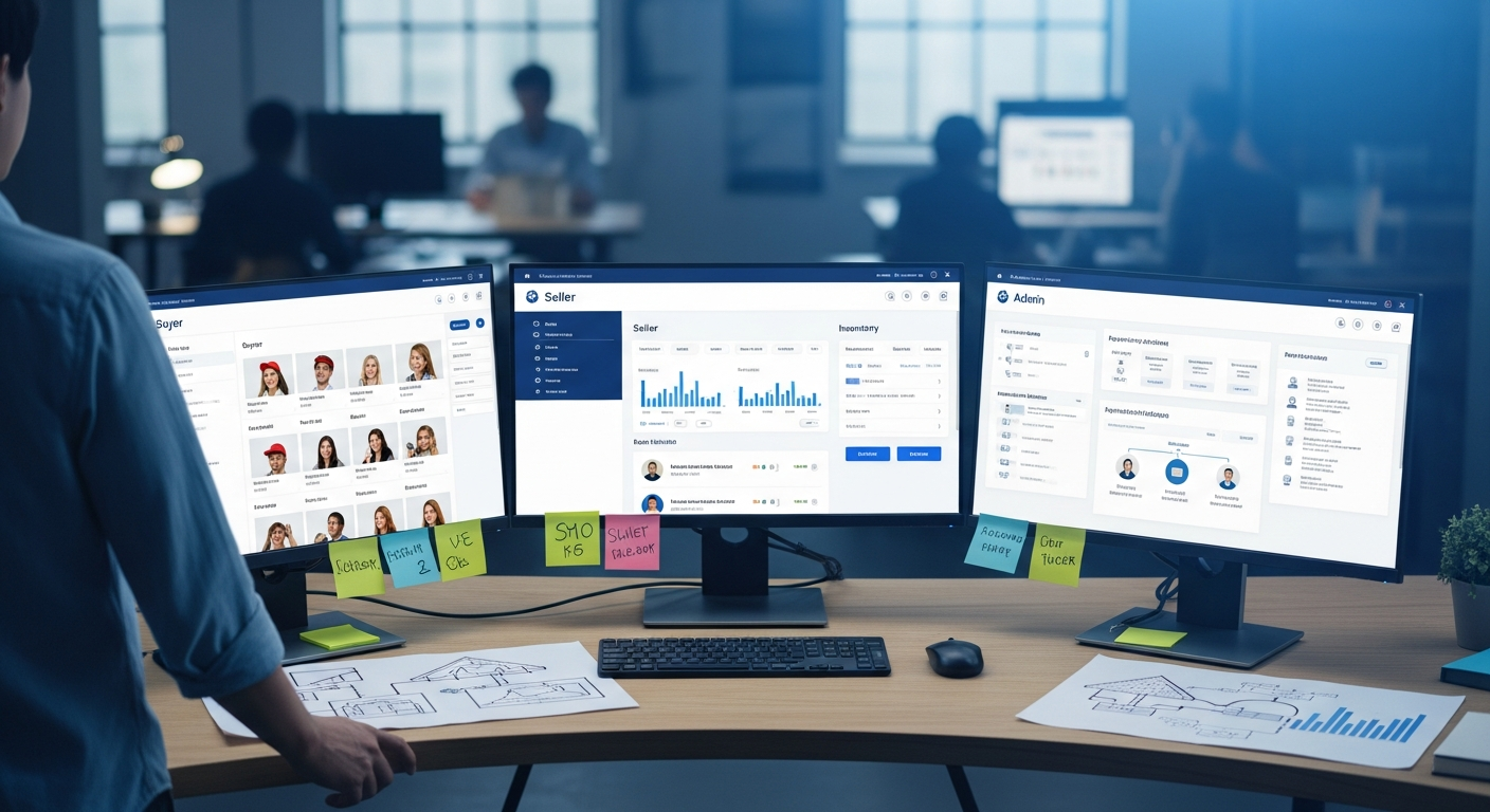Ce qu'une stack technique de marketplace doit couvrir dès le départ