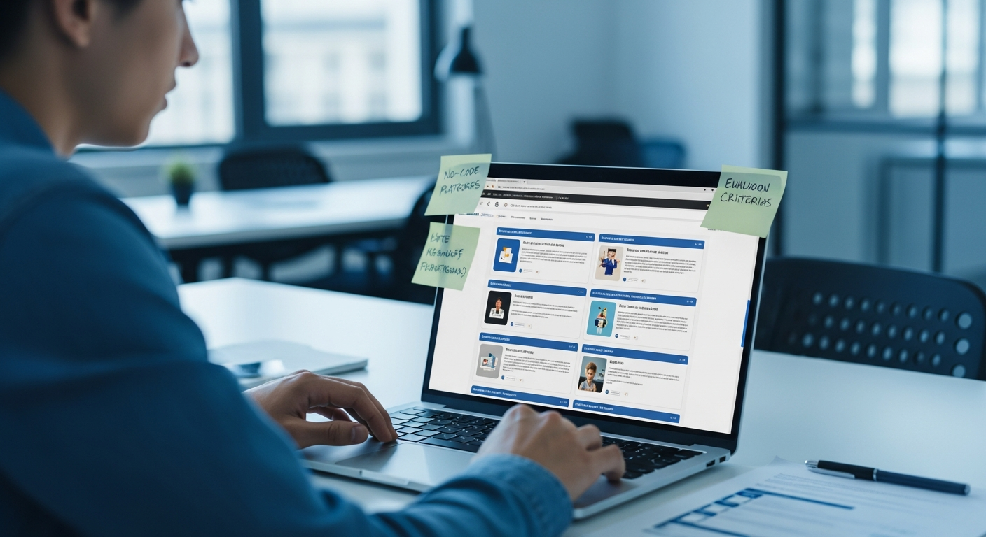 Comment évaluer un outil no code pour débuter