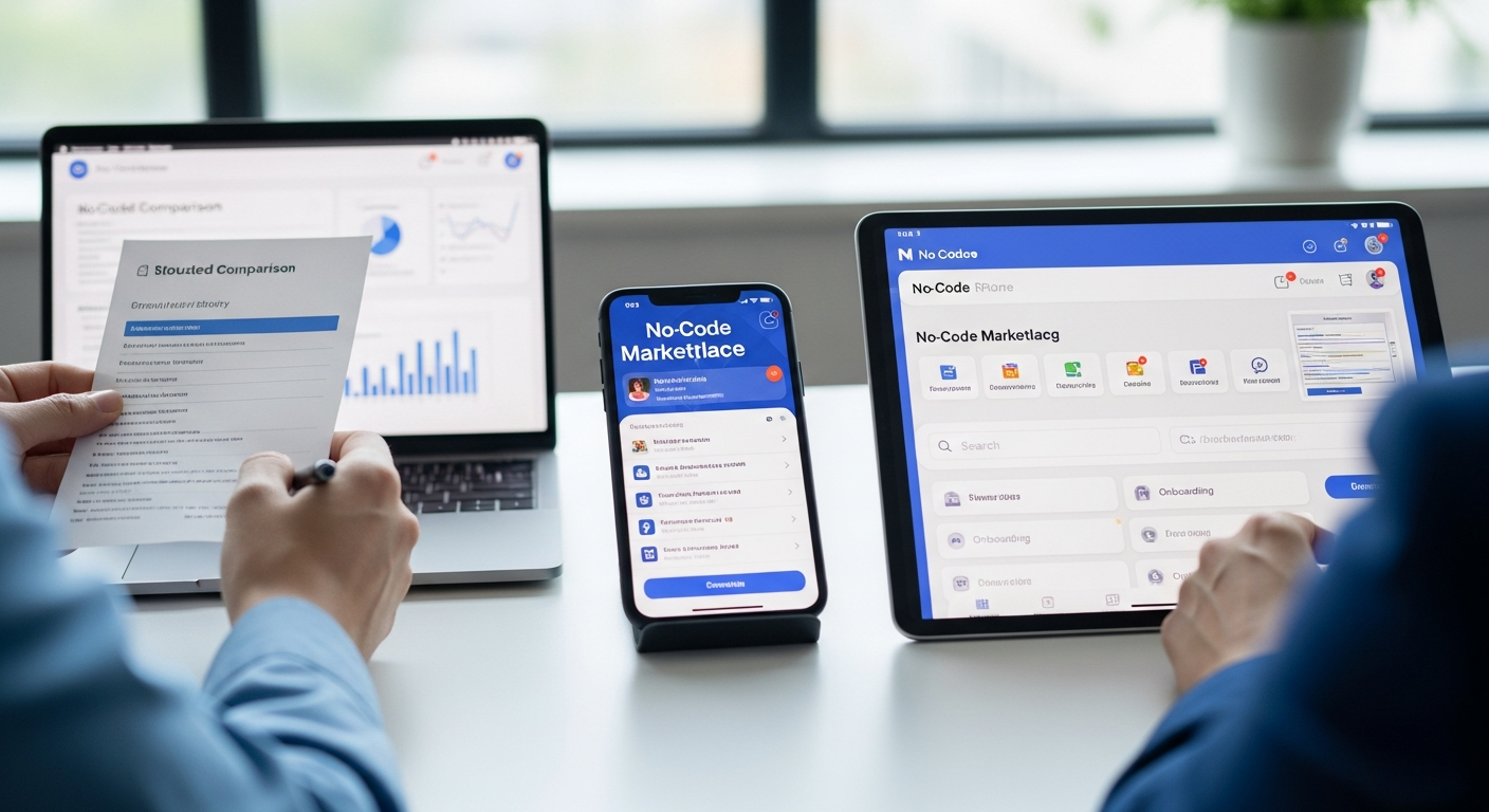 Les critères de choix d'une no-code app marketplace