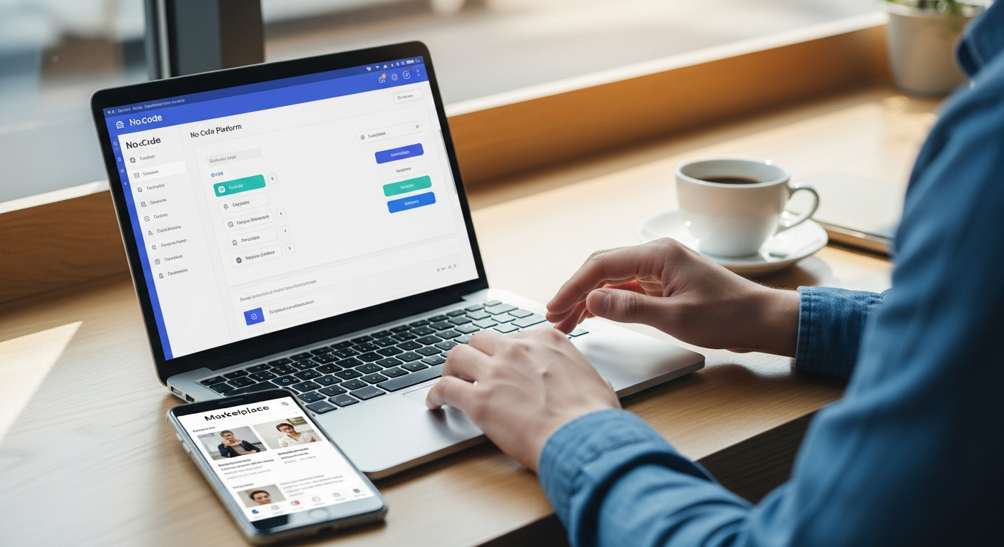 Pourquoi le no code séduit autant au démarrage d'une marketplace