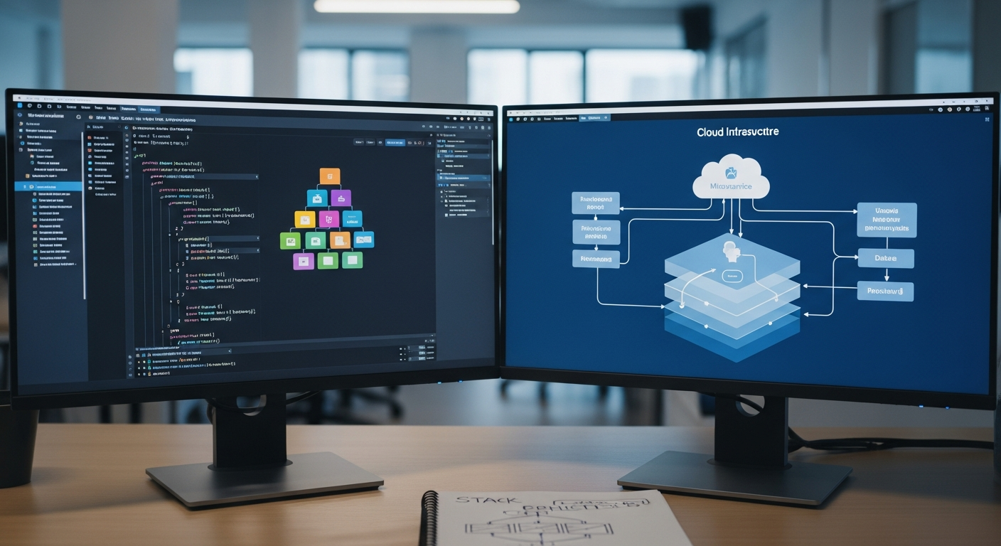 Quelle stack technique est la plus cohérente pour une marketplace moderne ?
