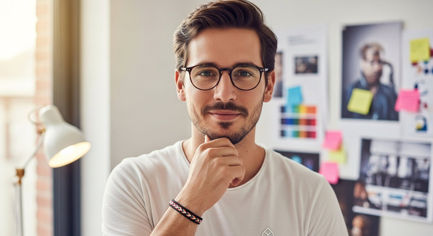Portrait de Lucas Bernard, Lead Designer UX/UI de SaaS Builder Studio