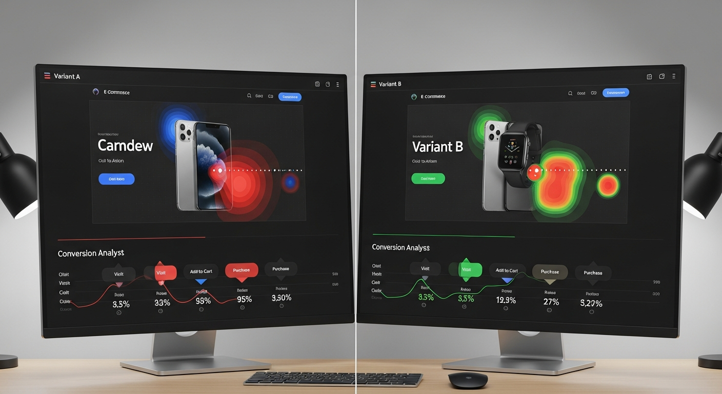 Interface d'A/B testing et optimisation du taux de conversion