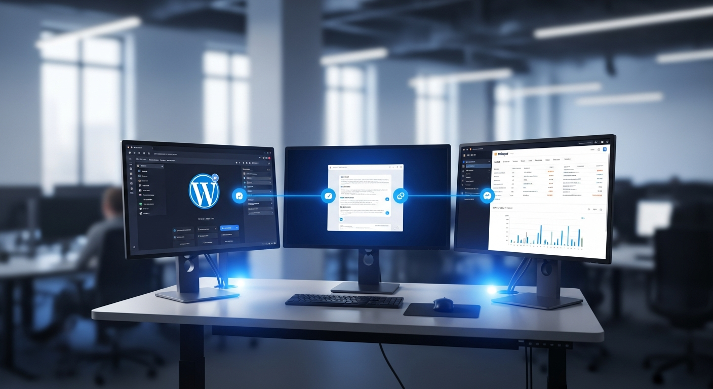 Architecture d'intégration recommandée pour un site WordPress B2B