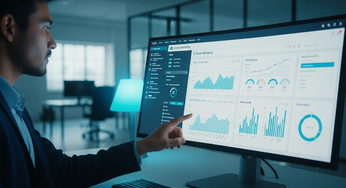 Email marketing dashboard : visualisez clics, ROI et délivrabilité
