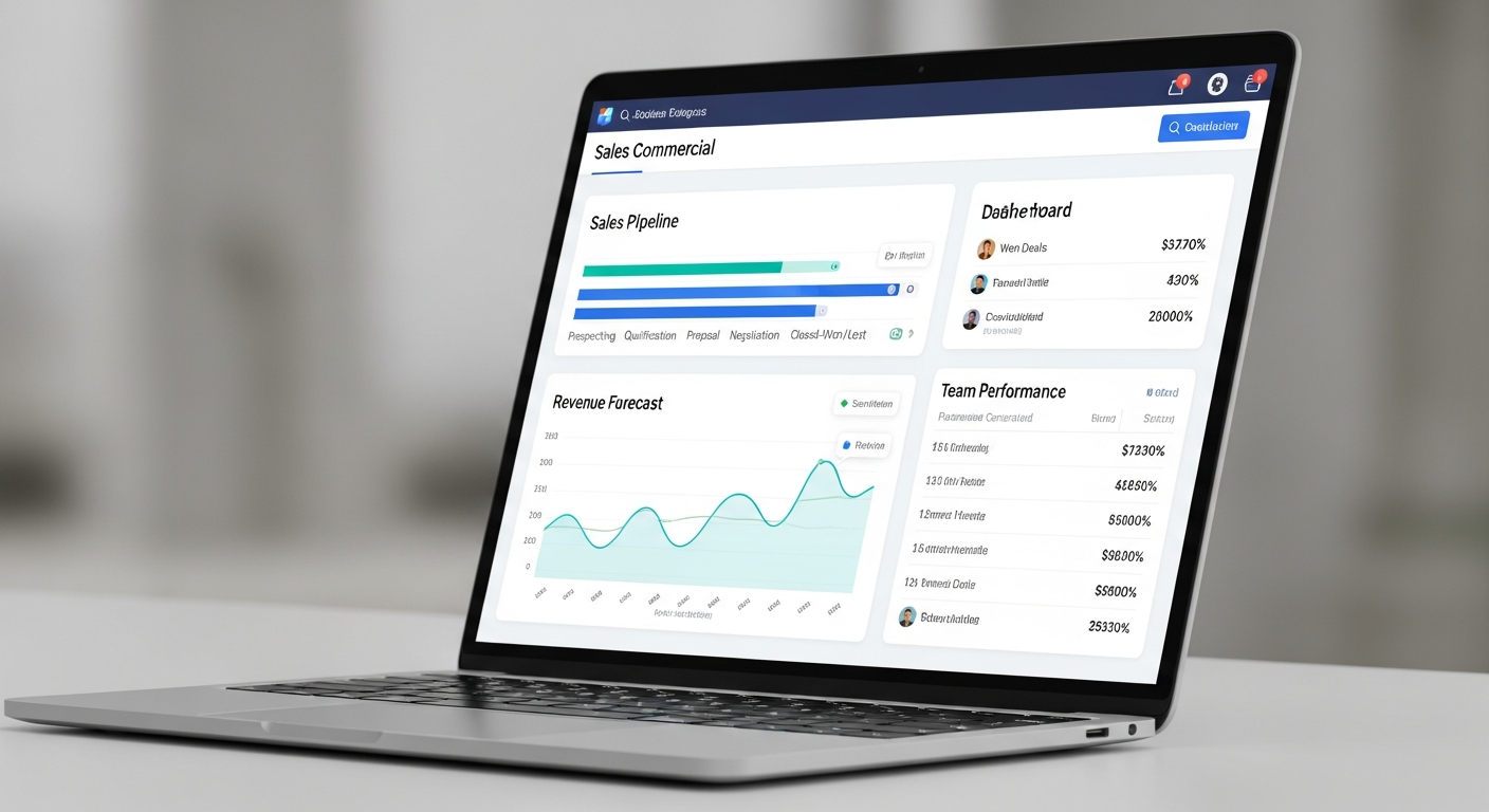 Aperçu du Dashboard Commercial
