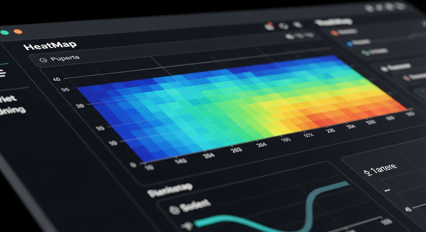Exemple de visualisation heatmap sur dashboard
