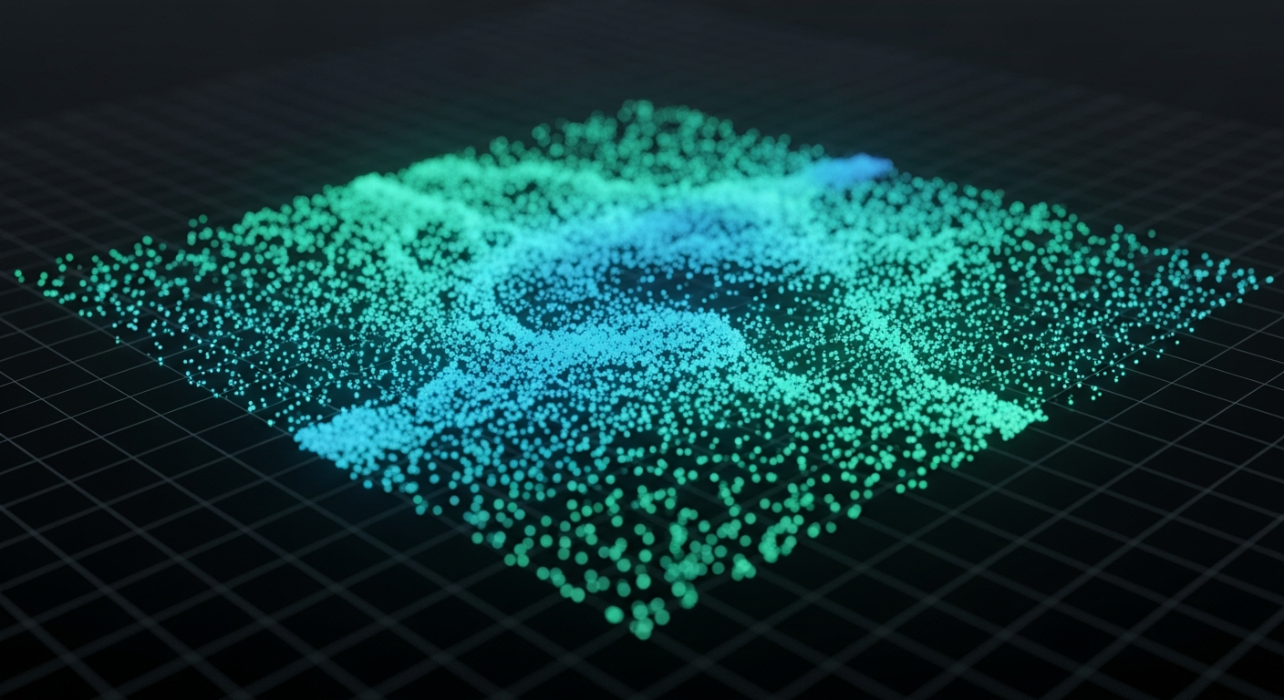 Nuage de points 3D pour analyse de corrélations