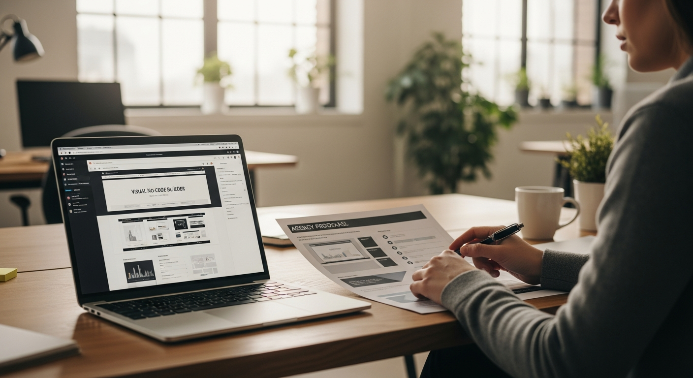 Agence no code : faut-il externaliser ou créer son site en interne ?