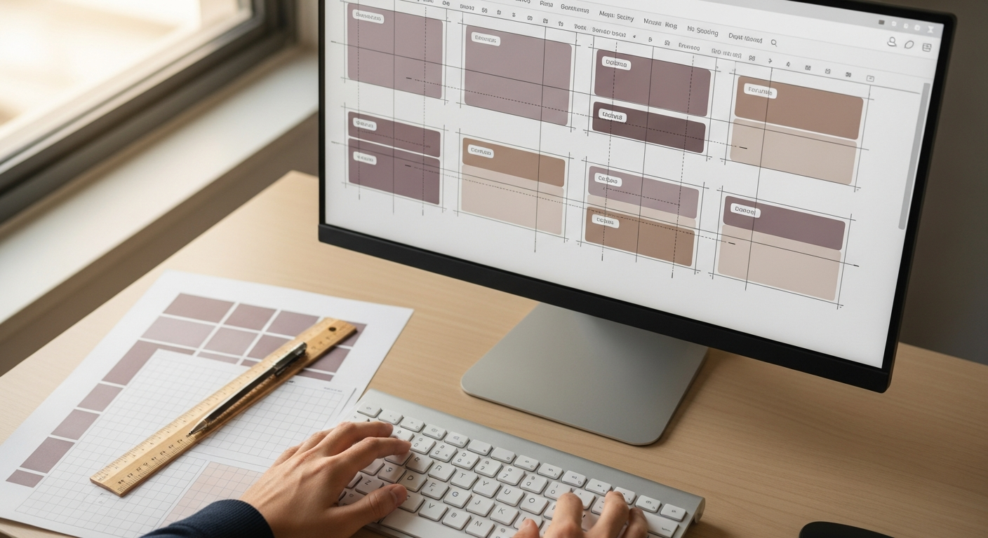 2. Respecter une grille et des alignements constants