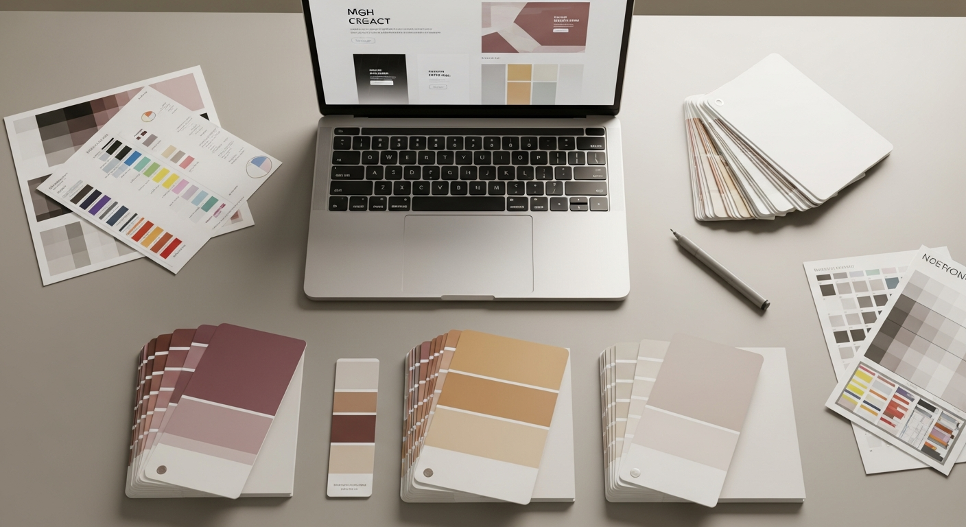 3. Choisir une palette limitée et un contraste lisible