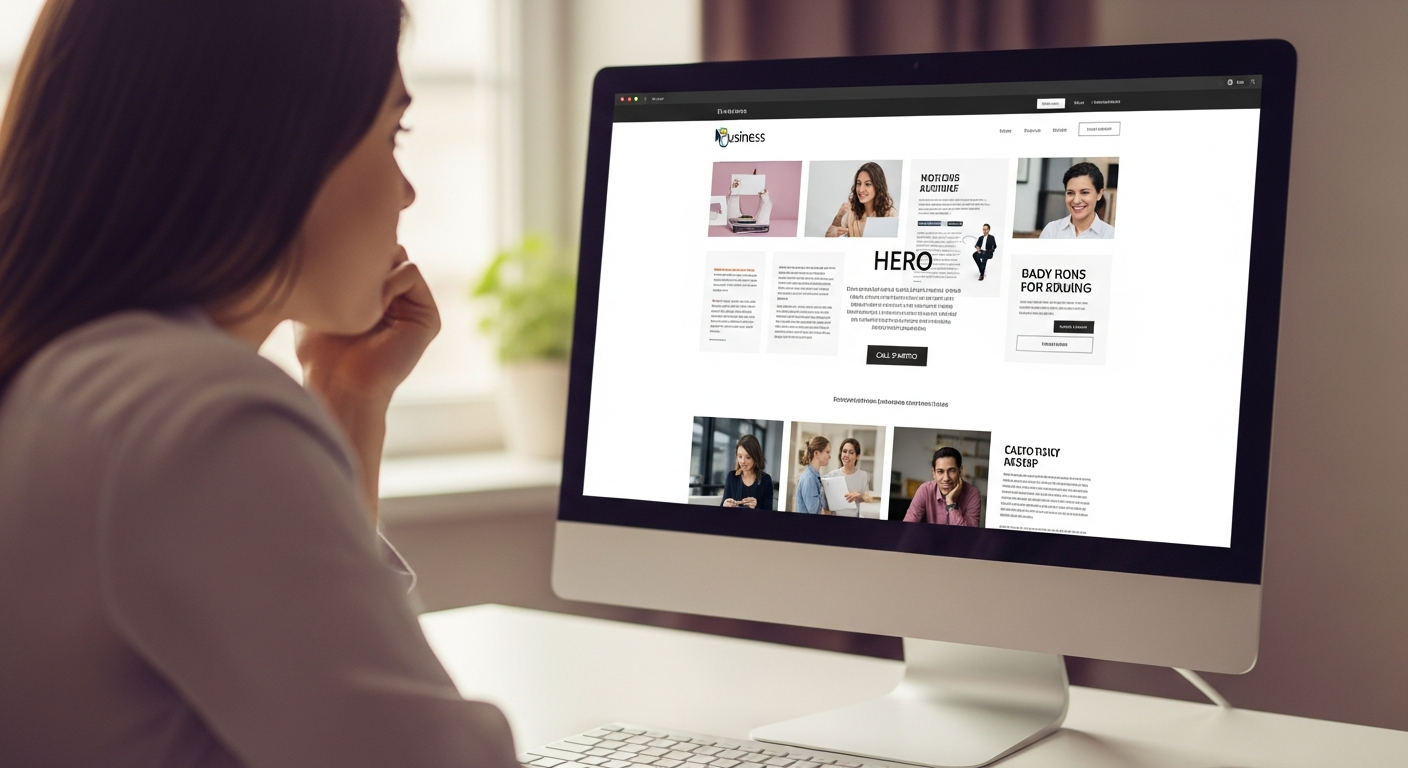 1. Choisir une structure de page immédiatement compréhensible
