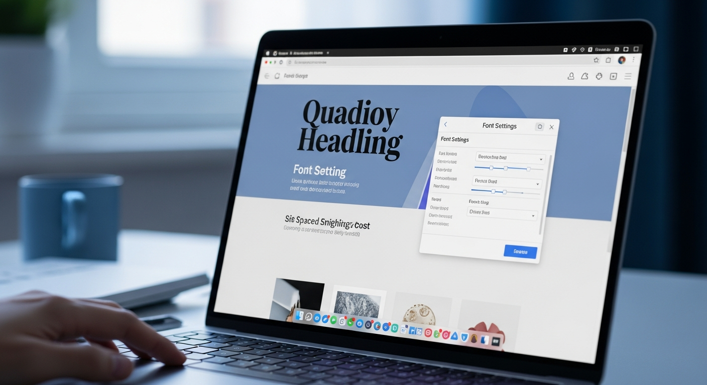3. Améliorer la typographie pour rendre le message plus crédible