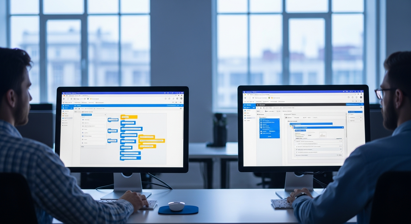 Quelle différence avec le no-code dans une PME