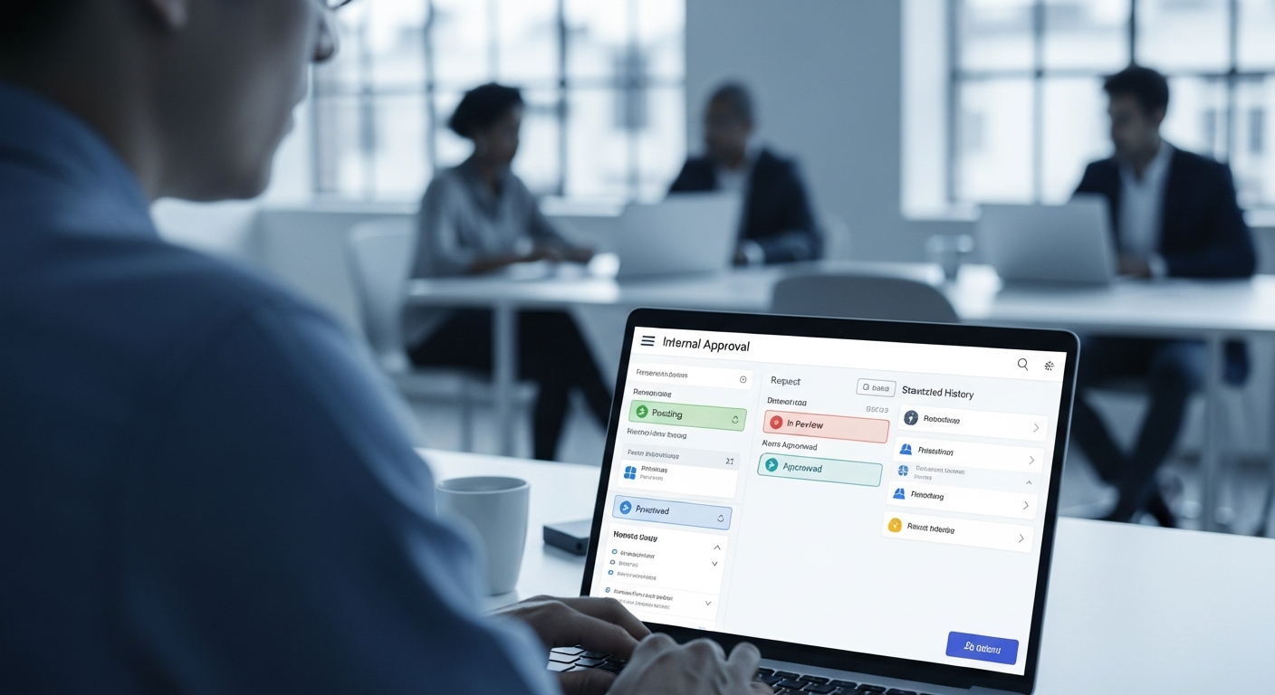 Process 3 : gestion des demandes internes et validations