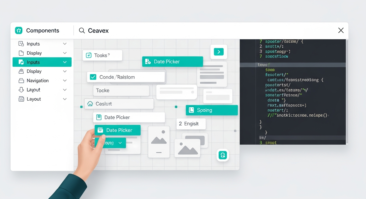 Construction visuelle d'une application low-code