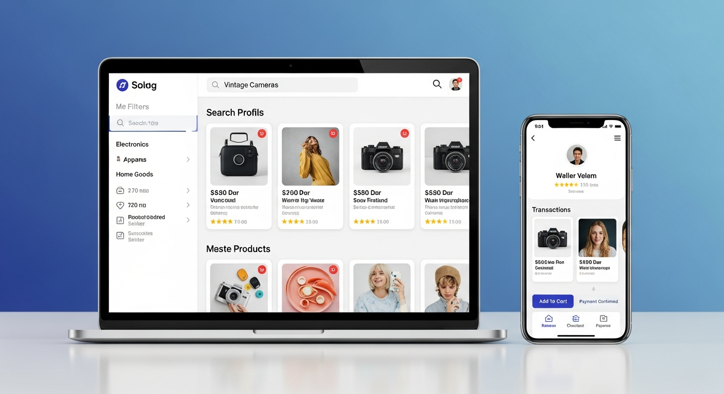 Application marketplace développée avec low-code