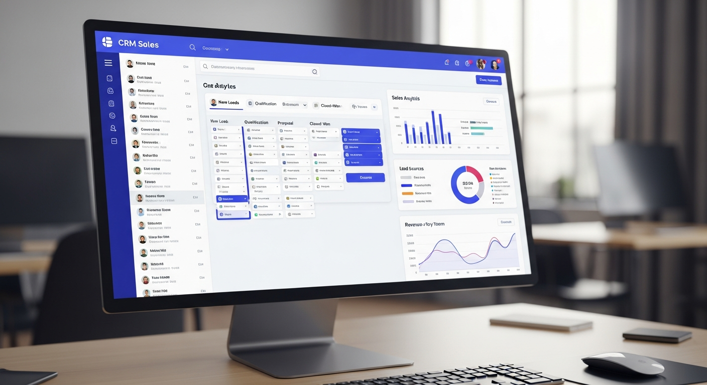 Tableau de bord CRM personnalisé créé sans code