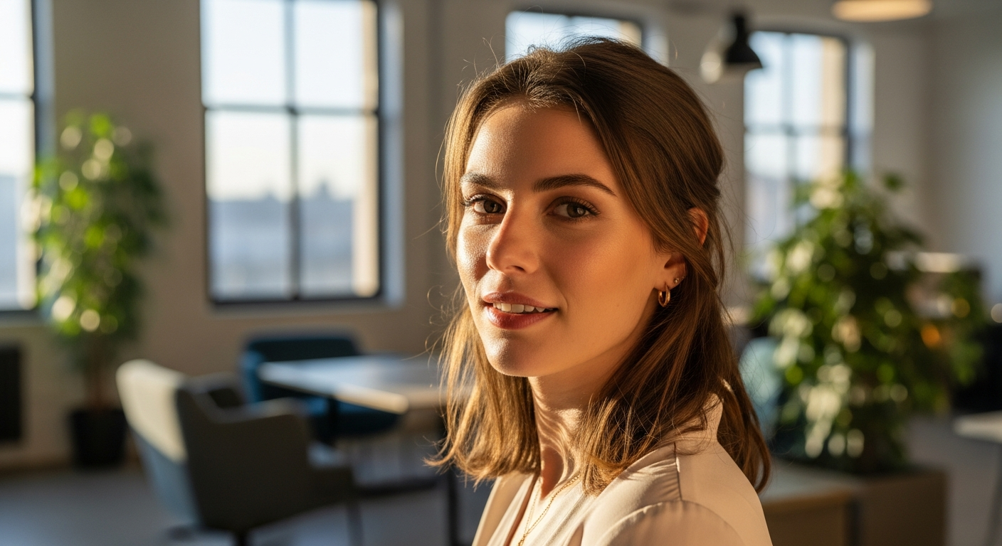 Portrait de Léna R., fondatrice d'une startup marketplace