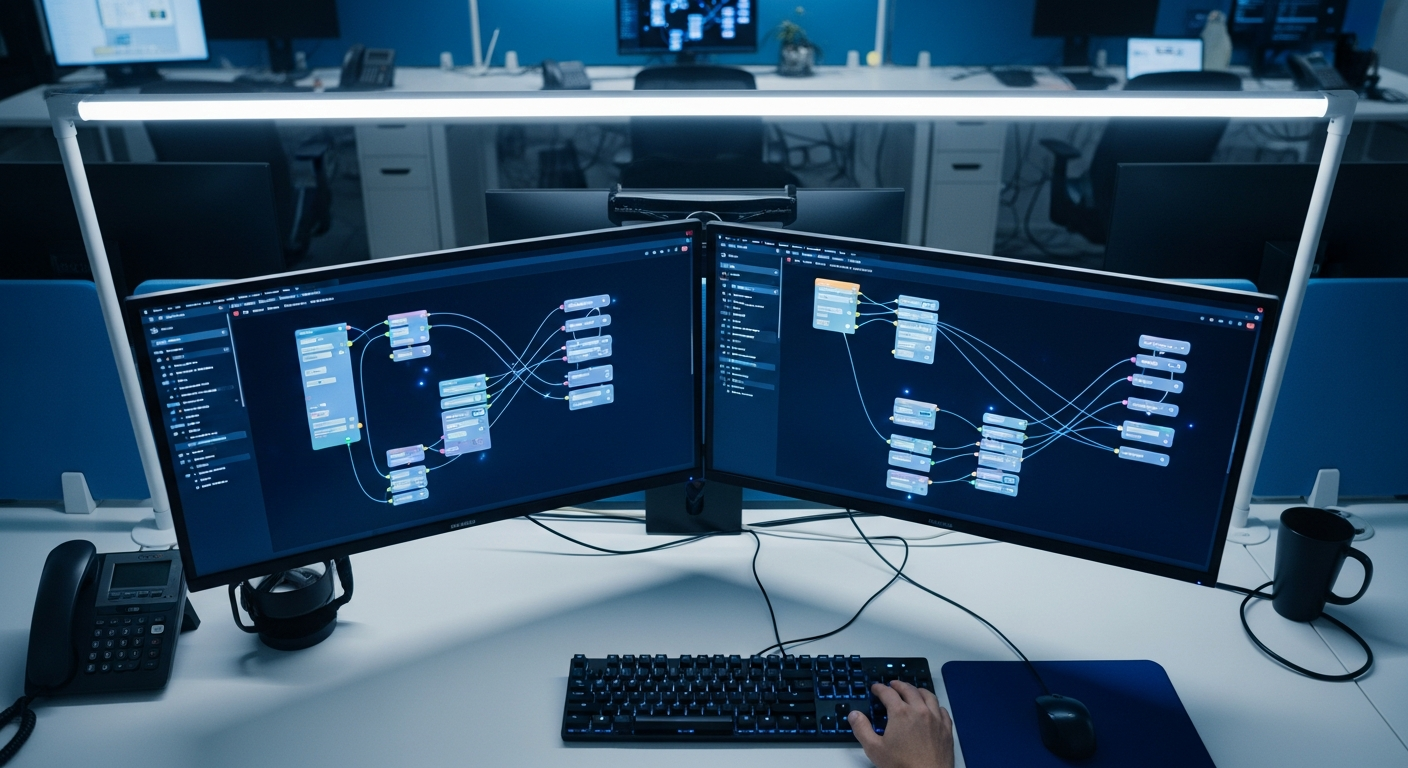 L'architecture type avec n8n pour déployer des agents IA utiles
